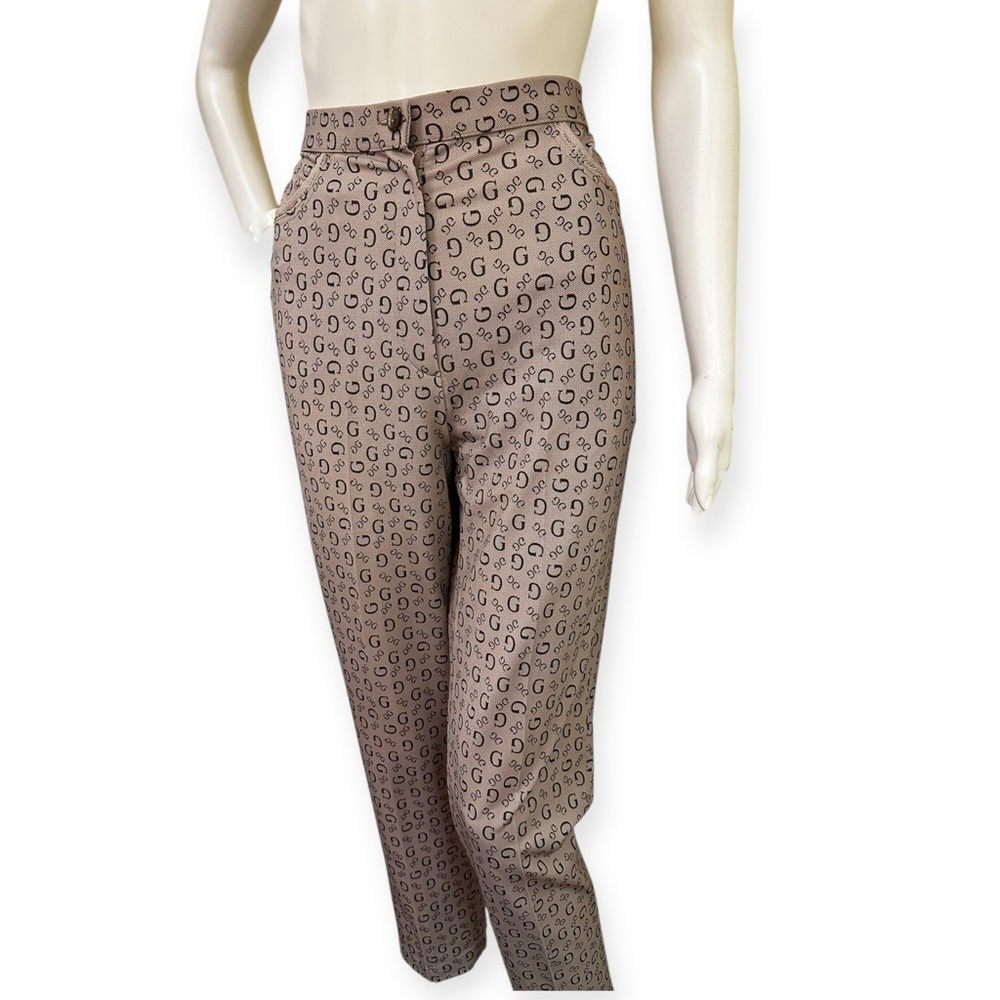Designer G Brown Patterned Women's Pants